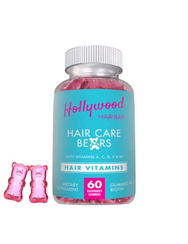 Kẹo gấu vitamin cho tóc Hollywood Hair Care Bears Hair Vitamins (60 viên)