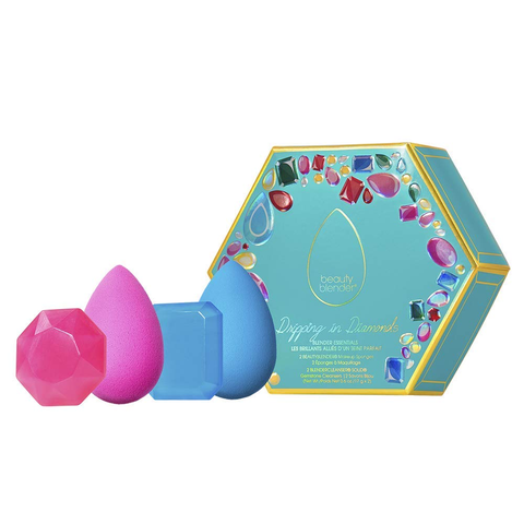 Set bông mút tán nền trang điểm cao cấp Beauty Blender Dripping In Diamonds