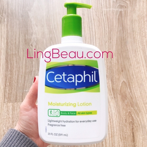 (Tách set) Sữa dưỡng ẩm cho mặt & body Cetaphil Moisturizing Lotion 591ml