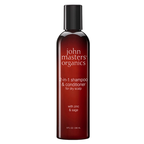 Vỏ mới - Dầu gội John Masters Organics – Zinc Sage Shampoo with Conditioner 236ml