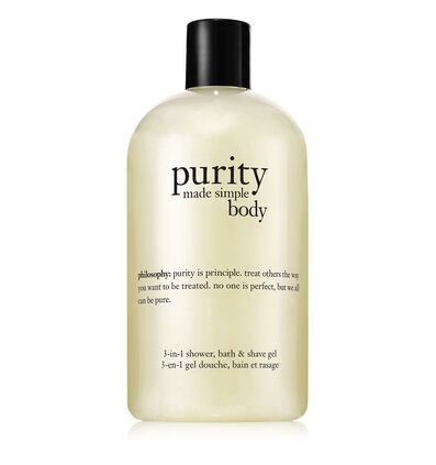 Sữa tắm, dầu gội, gel cạo Philosophy Purity Made in simple Body 3-in-1 (480ml)