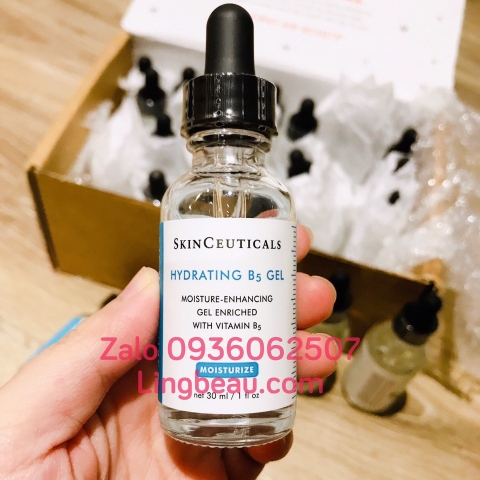 (Không vỏ) Serum phục hồi, cấp nước dùng được cho da mụn SkinCeuticals B5 Gel Bản Mỹ 30ml