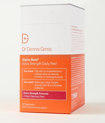 Tẩy da chết Dr Dennis Gross Alpha Beta Peel Extra Strength Daily Peel (30 set 2 gói)