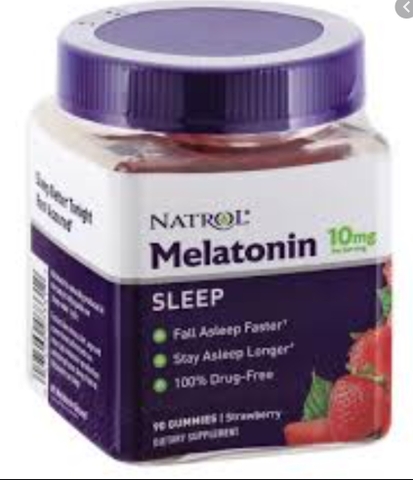 Kẹo ngủ  Natrol Melatonin 10mg Sleep (2 size)