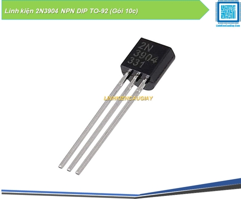 Linh kiện 2N3904 NPN DIP TO-92 (Gói 10c)