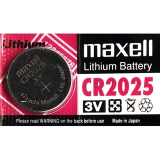 Pin CR2025 MAXELL Lithium 3V (vỉ 1 viên)