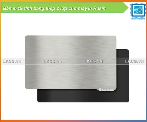 Bàn in từ tính bằng thép 2 lớp cho máy in Resin