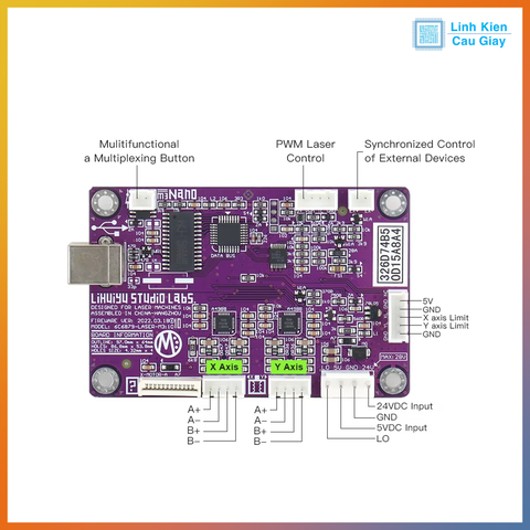 Bo điều khiển Khắc, Cắt Laser Nano M3