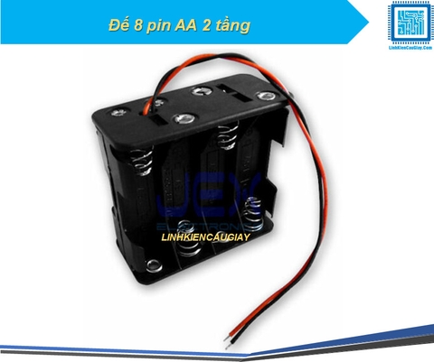 Đế 8 pin AA 2 tầng