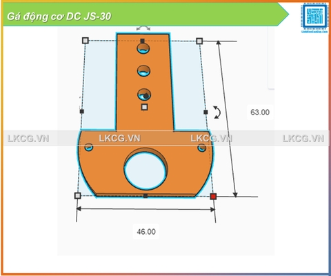 Gá động cơ DC JS-30