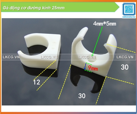 Gá động cơ đường kính 25mm