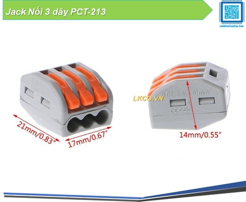 Jack Nối 3 dây PCT-213