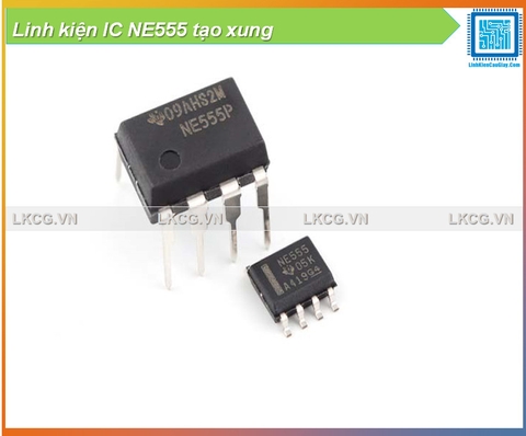 Linh kiện IC NE555 tạo xung