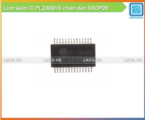 Linh kiện IC PL2303HX chân dán SSOP28