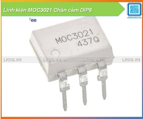 Linh kiện MOC3021 Chân cắm DIP6