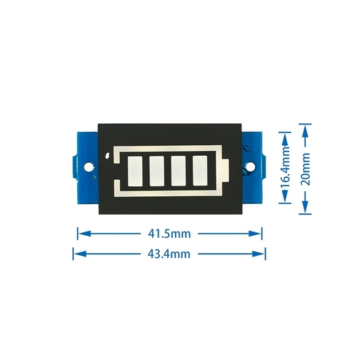 Module led hiển thị mức năng lượng pin lithium