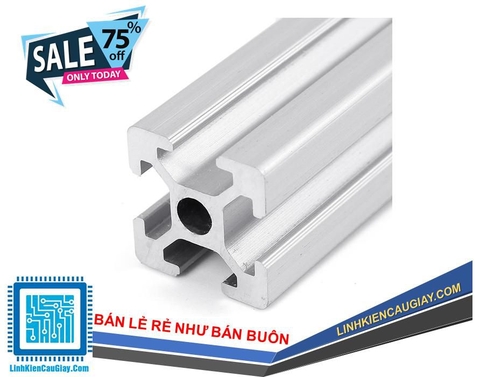 Nhôm định hình 2020, 2040 (50 cm)