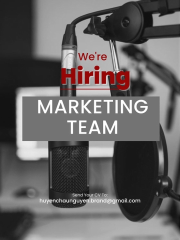 Tuyển dụng Marketing Team
