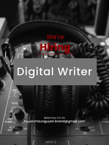 TUYỂN DỤNG VỊ TRÍ DIGITAL WRITER
