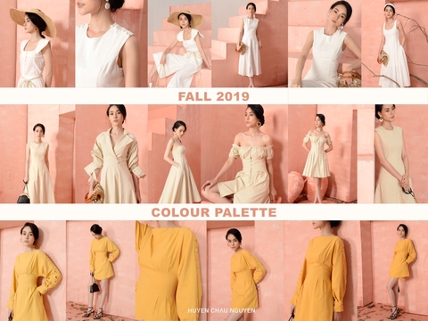 Sắc màu chủ đạo trong FALL'19 của HUYEN CHAU NGUYEN