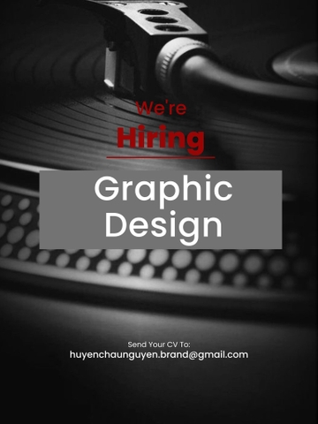 TUYỂN DỤNG VỊ TRÍ GRAPHIC DESIGN