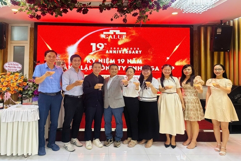 Galup tròn 19 tuổi - Hành trình kiến tạo giá trị