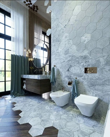 Chọn gạch ốp tường cho phòng bếp, phòng tắm