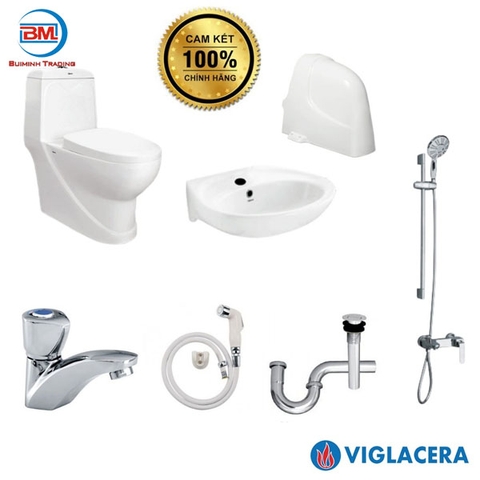 Combo thiết bị vệ sinh Viglacera giá rẻ có bán ở đâu Hà Nội?