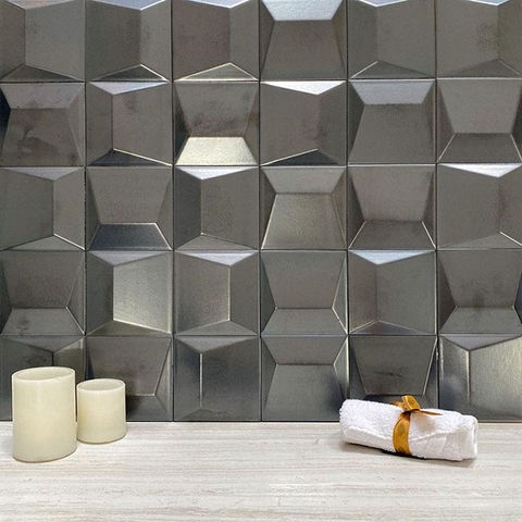 Gạch 3D trong trang trí nội thất độc đáo cuốn hút