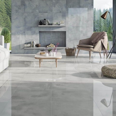 Mẫu gạch lát nền tạo nên phong cách phòng khách đẹp nhất của Viglacera