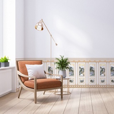 Chọn gạch lát biến phòng khách trở nên ấn tượng