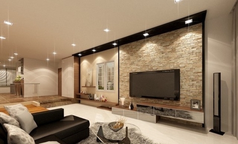 Top 5 Mẫu Gạch Ốp Tường Phòng Khách Viglacera