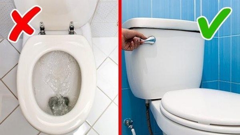 5 sai lầm thường gặp khi sử dụng bồn cầu