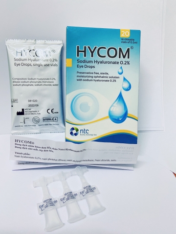 HYCOM - nước mắt nhân tạo không chứa chất bảo quản