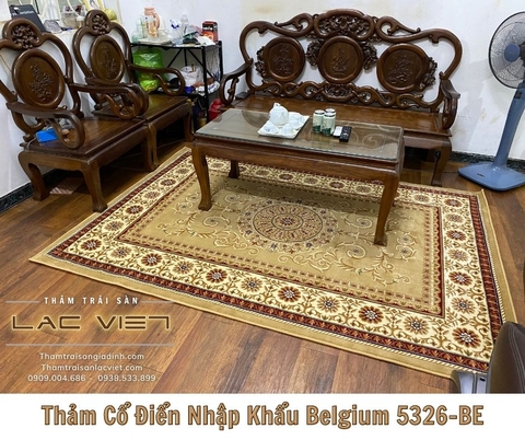 Thảm Cổ Điển Nhập Khẩu Belgium 5326BE