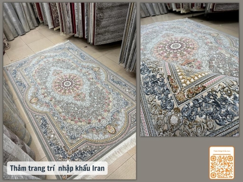 Thảm Nhập Khẩu Iran Hakhamanesh 1500 Reeds IR03