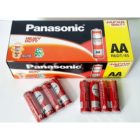 Pin panasonic AA đỏ (Hộp 60 viên)