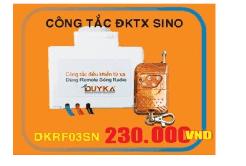 DKRF03SN - Công tắc điều khiển từ xa Sino Duy Ka