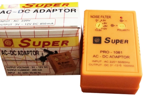 PRO-1081 - Adaptor đa năng Super 1000mA
