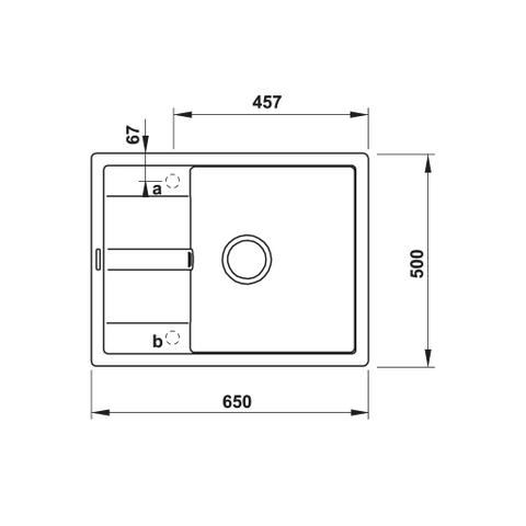 570.30.340 - Chậu Rửa Đá HS20-GED1S60 Hafele