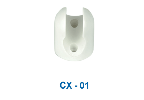 CX-01 - Cài Xịt Nhựa Trắng - Xám Kiva