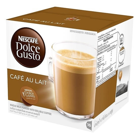 Café Au Lait dạng viên - Cà phê sữa Nescafe Dolce Gusto