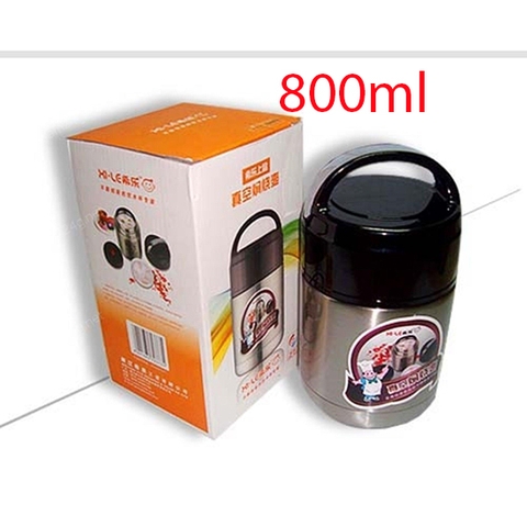 Bình inox 800ml giữ nhiệt nấu cháo