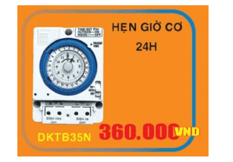 DKTB35N - Ổ cắm hẹn giờ cơ 24h DuyKa