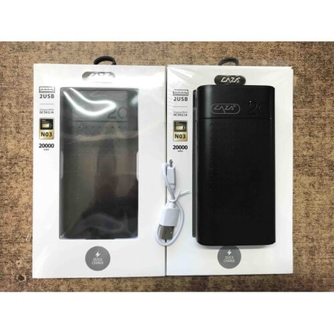 Sạc dự phòng 20.000mAh Caza N03