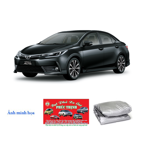 TOYOTA COROLLA ALTIS 1.8 - Bạt trùm xe ô tô 5 chỗ TOYOTA COROLLA ALTIS 1.8