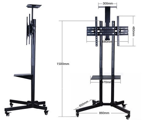 Kệ Treo TiVi Di Động DDHQ01