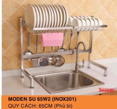 65W2 - Kệ chén inox đa năng SUZUMI