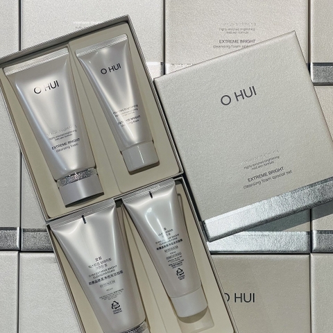 Bộ Sữa Rửa Mặt Ohui Trắng Ohui Extreme White Bight Foam 160ml +100ml