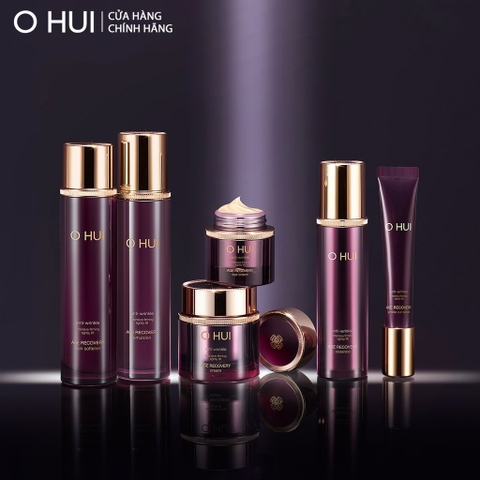 Bộ dưỡng da ohui tím Age Recovery Special Set Dưỡng da phục hồi lão hóa, cải thiện nếp nhăn